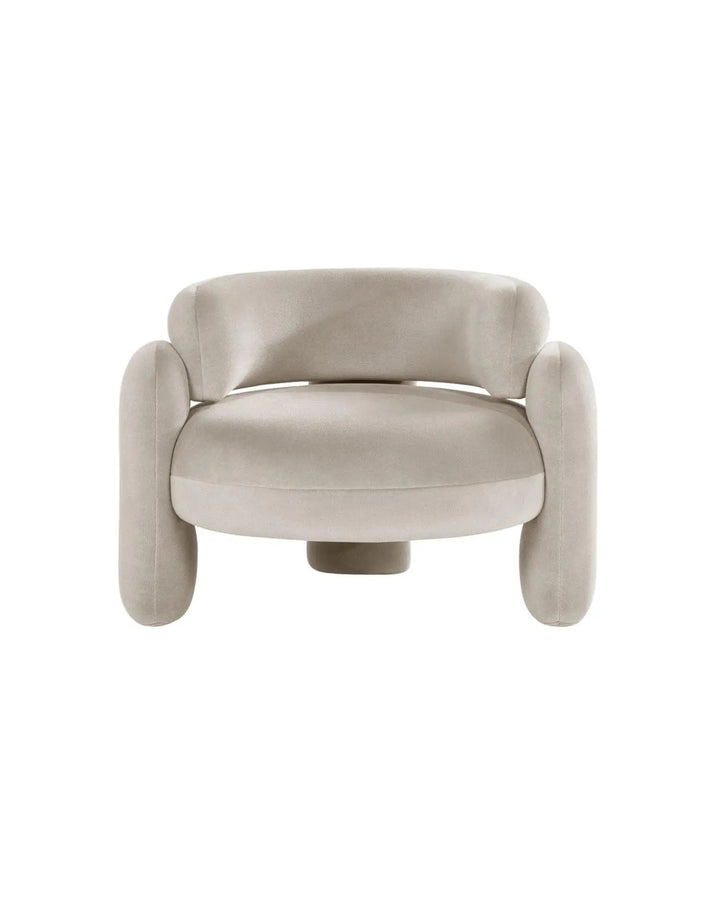 Monarch Armchair with bold sculptural silhouette