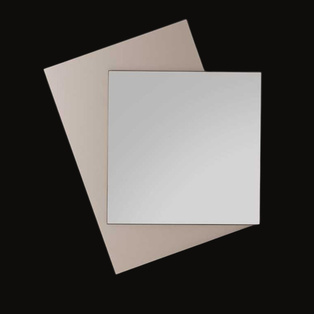 Contemporary Layered Rectangular Wall Mirror