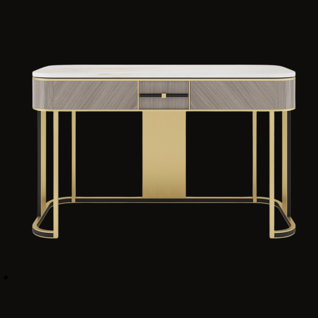 Luxury Dresser with Gold Accents and Sleek Design - Handcrafted Modern Bedroom Furniture