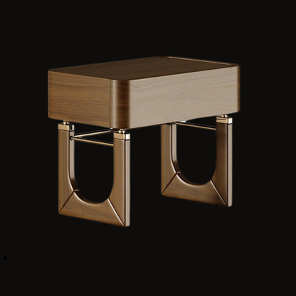 Modern Night Table with Unique Wood Frame and Sleek Design - Handcrafted Bedside Table