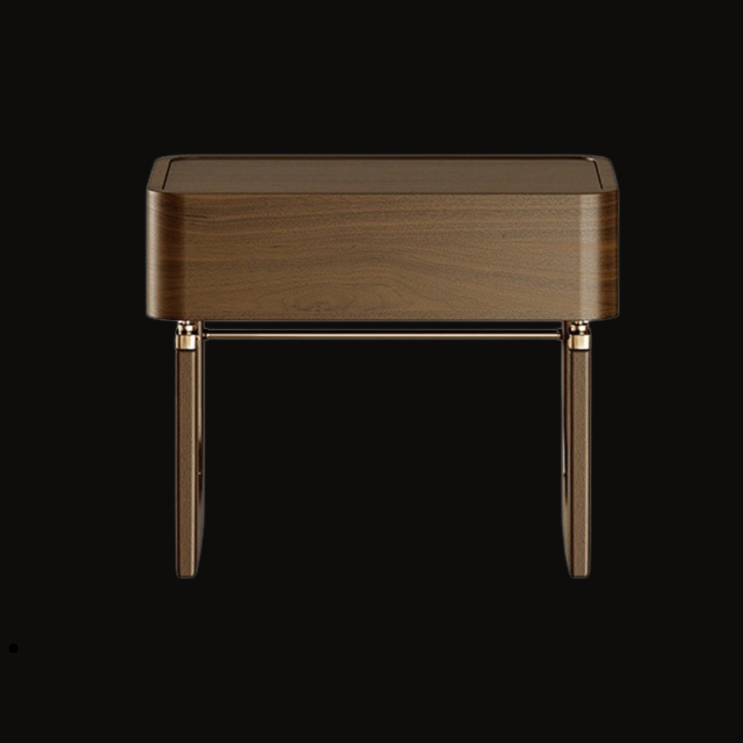 Modern Night Table with Unique Wood Frame and Sleek Design - Handcrafted Bedside Table