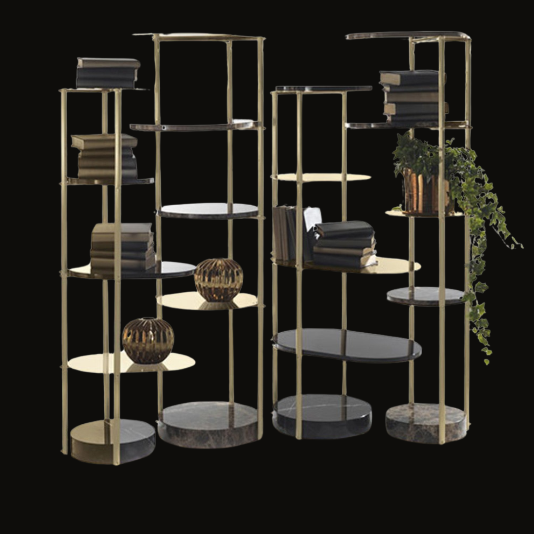 Modern Tiered Shelving Unit Collection