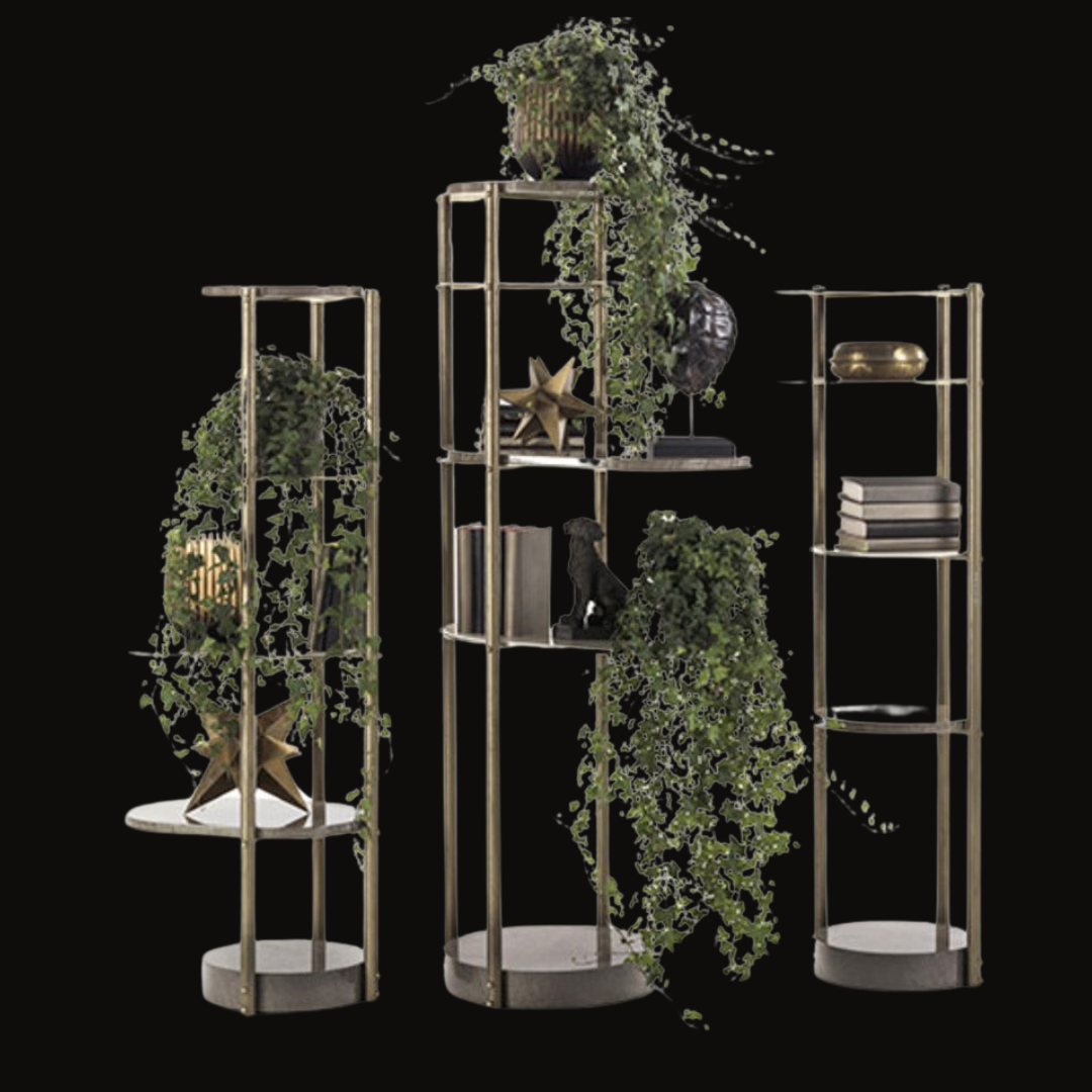 Modern Tiered Shelving Unit Collection