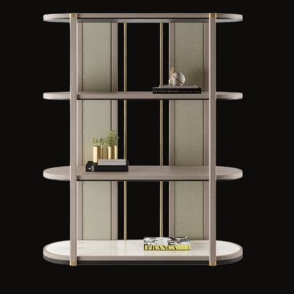 Contemporary Shelving Unit with Refined Design